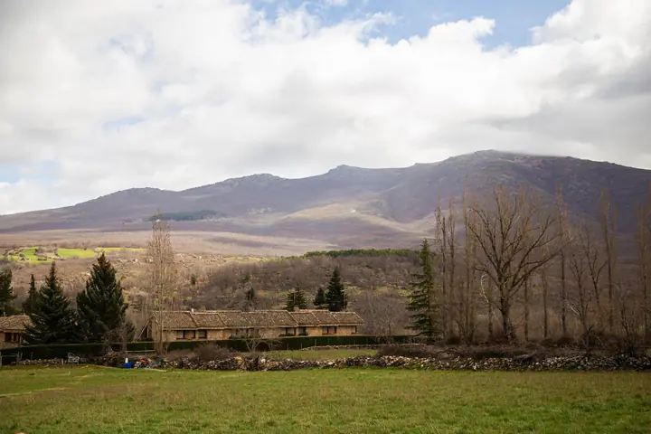 Vista de la Sierra de Ayllón desde Riaza