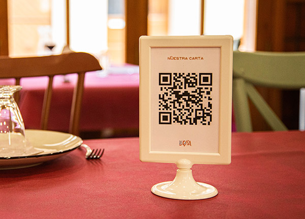 Carta digital Restaurante De Casa Riaza